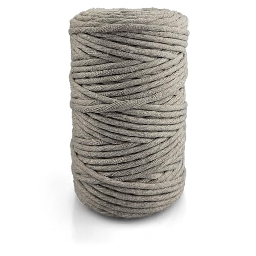 Netuno 1x Makramee Garn Graubeige 5 mm 100 m gedreht Baumwolle Kordel Textilgarn Kordelband Naturgarn Baumwollgarn Dekoschnur Makrameeschnur Baumwolle Baumwollschnur Makramee Seil Baumwolle Netuno 1x Makramee Garn Graubeige 5 mm 100 m gedreht Baumwolle Kordel Textilgarn Kordelband Naturgarn Baumwollgarn Dekoschnur Makrameeschnur Baumwolle Baumwollschnur Makramee Seil Baumwolle von Netuno