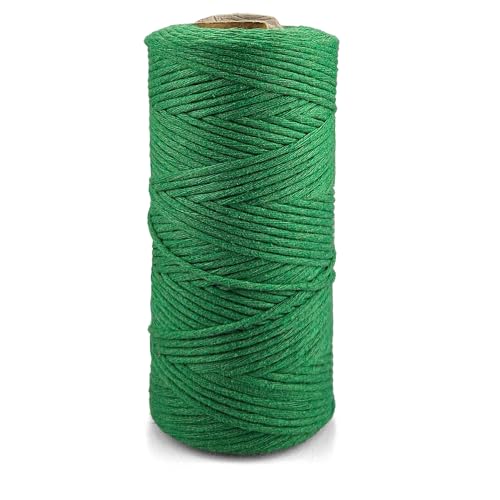Netuno 1x Makramee Garn Grün 2 mm 150 m einfach gedreht Kordel Baumwolle Textilgarn Naturbaumwolle Garn für Makramee Schnur Baumwollkordel Dekoschnur farbig Twisted Macrame Cotton Cord Netuno 1x Makramee Garn Grün 2 mm 150 m einfach gedreht Kordel Baumwolle Textilgarn Naturbaumwolle Garn für Makramee Schnur Baumwollkordel Dekoschnur farbig Twisted Macrame Cotton Cord von Netuno