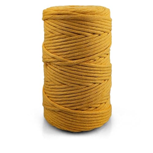 Netuno 1x Makramee Garn Honiggelb 5 mm 100 m gedreht Baumwolle Kordel Textilgarn Kordelband Naturgarn Baumwollgarn Dekoschnur Makrameeschnur Baumwolle Baumwollschnur Seil Netuno 1x Makramee Garn Honiggelb 5 mm 100 m gedreht Baumwolle Kordel Textilgarn Kordelband Naturgarn Baumwollgarn Dekoschnur Makrameeschnur Baumwolle Baumwollschnur Seil von Netuno