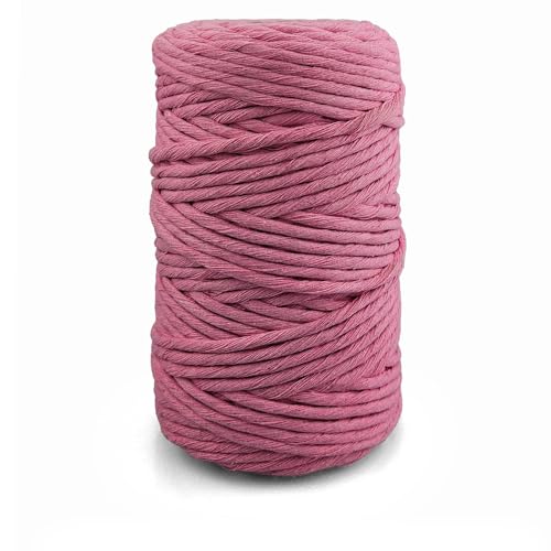 Netuno 1x Makramee Garn Pastellrosa 5 mm 100 m gedreht Baumwolle Kordel Textilgarn Kordelband Naturgarn Dekoschnur Makrameeschnur Baumwollschnur Makramee Seil Netuno 1x Makramee Garn Pastellrosa 5 mm 100 m gedreht Baumwolle Kordel Textilgarn Kordelband Naturgarn Dekoschnur Makrameeschnur Baumwollschnur Makramee Seil von Netuno