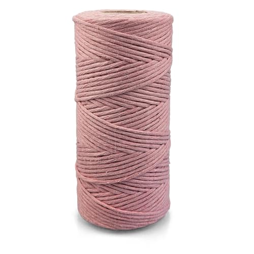 Netuno 1x Makramee Garn Rosa 2 mm 150 m einfach gedreht Kordel Baumwolle Textilgarn Naturbaumwolle Garn für Makramee Schnur Baumwollkordel Dekoschnur farbig Twisted Macrame Cotton Cord Netuno 1x Makramee Garn Rosa 2 mm 150 m einfach gedreht Kordel Baumwolle Textilgarn Naturbaumwolle Garn für Makramee Schnur Baumwollkordel Dekoschnur farbig Twisted Macrame Cotton Cord von Netuno