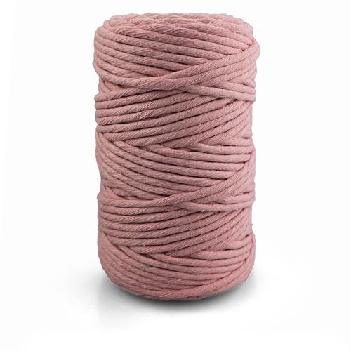 Netuno 1x Makramee Garn Rosa 5 mm 100 m gedreht Baumwolle Kordel Textilgarn Kordelband Naturgarn Baumwollgarn Dekoschnur Makrameeschnur Baumwolle Baumwollschnur Makramee Seil Baumwolle, SKRE-S2305/12 Netuno 1x Makramee Garn Rosa 5 mm 100 m gedreht Baumwolle Kordel Textilgarn Kordelband Naturgarn Baumwollgarn Dekoschnur Makrameeschnur Baumwolle Baumwollschnur Makramee Seil Baumwolle, SKRE-S2305/12 von Netuno