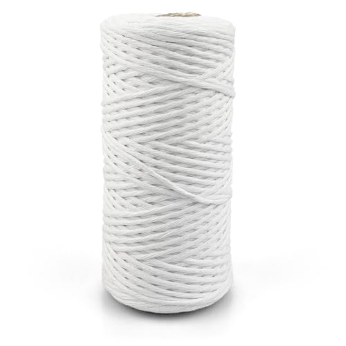 Netuno 1x Makramee Garn Weiß 3 mm 100 m einfach gedreht Baumwollkordel Kordelband Naturkordel Bunte Baumwoll-Bastelschnur für Makramee Garn Kordel Makramee farbig Twisted Macrame Cord Cotton Netuno 1x Makramee Garn Weiß 3 mm 100 m einfach gedreht Baumwollkordel Kordelband Naturkordel Bunte Baumwoll-Bastelschnur für Makramee Garn Kordel Makramee farbig Twisted Macrame Cord Cotton von Netuno