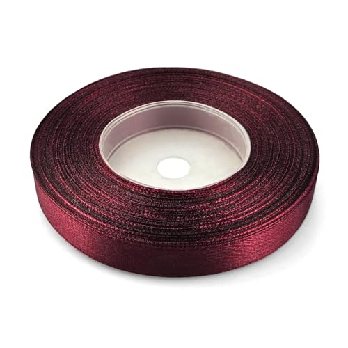 Netuno 1x Satinband Bordeaux dunkel 12 mm x 32 m Schleifenbänder bunt Geschenkbänder farbig Dekobänder Stoff Geschenk Schleife Satinrolle Polyester Soffbänder Schmuck Bänder farbig silk ribbon Netuno 1x Satinband Bordeaux dunkel 12 mm x 32 m Schleifenbänder bunt Geschenkbänder farbig Dekobänder Stoff Geschenk Schleife Satinrolle Polyester Soffbänder Schmuck Bänder farbig silk ribbon von Netuno