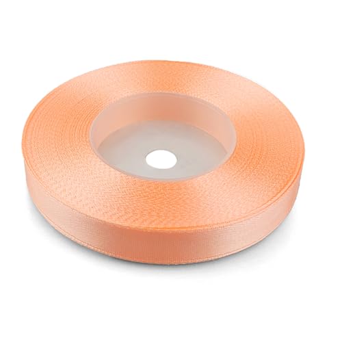 Netuno 1x Satinband Pfirsich 12 mm x 32 m Schleifenband Geschenkband Dekoband elegant Stoffband bunt Satinrolle farbig Bänder zum Basteln für Hochzeit Taufe Geburtstag Weihnachten Ostern Geschenk Netuno 1x Satinband Pfirsich 12 mm x 32 m Schleifenband Geschenkband Dekoband elegant Stoffband bunt Satinrolle farbig Bänder zum Basteln für Hochzeit Taufe Geburtstag Weihnachten Ostern Geschenk von Netuno