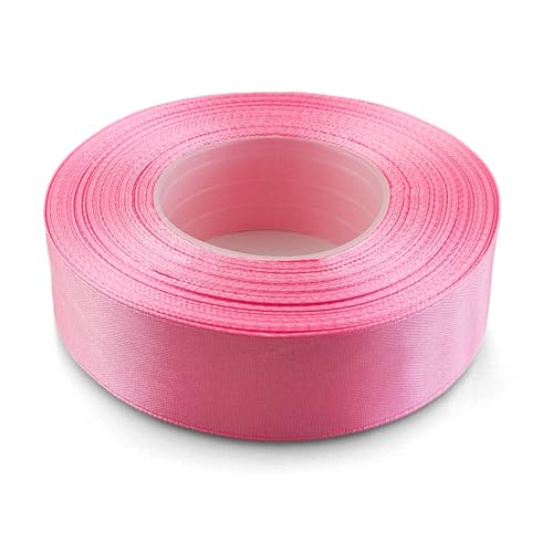 Netuno 1x Satinband Rosa 25 mm x 32 m Schleifenband bunt Geschenkband farbig Dekoband Stoffband Satinrolle Satinbänder rote Schleife Geschenk Verpacken Dekoration Satinband Rolle ribbon silk Netuno 1x Satinband Rosa 25 mm x 32 m Schleifenband bunt Geschenkband farbig Dekoband Stoffband Satinrolle Satinbänder rote Schleife Geschenk Verpacken Dekoration Satinband Rolle ribbon silk von Netuno