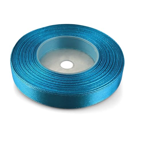 Netuno 1x Satinband Türkisblau 12 mm x 32 m Schleifenbänder Türkis Geschenkbänder farbig Dekobänder Stoff Geschenk Schleife Satinrolle Polyester Soffbänder Schmuck Bänder farbig silk ribbon Netuno 1x Satinband Türkisblau 12 mm x 32 m Schleifenbänder Türkis Geschenkbänder farbig Dekobänder Stoff Geschenk Schleife Satinrolle Polyester Soffbänder Schmuck Bänder farbig silk ribbon von Netuno