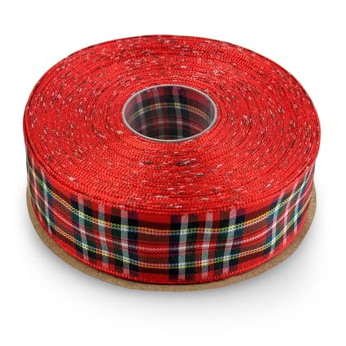 Netuno 1x Schleifenband kariert Rot-Blau-Gelb 25 mm x 22 m Karoband Geschenkband Karomuster Stoffband Polyester für Weihnachten Geburtstag Dekoration Basteln Verpacken Blumen Netuno 1x Schleifenband kariert Rot-Blau-Gelb 25 mm x 22 m Karoband Geschenkband Karomuster Stoffband Polyester für Weihnachten Geburtstag Dekoration Basteln Verpacken Blumen von Netuno