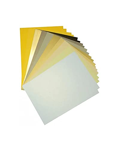 Netuno 20 Blatt Farb-Papier-Set in Gelb DIN A5 148×210 mm buntes Papier Gelbtöne Bastel-Papier-Set für Collagen Scrapbooking Origami Schultüten Fotoalben Gruß-Karten Tonpapier Set Netuno 20 Blatt Farb-Papier-Set in Gelb DIN A5 148×210 mm buntes Papier Gelbtöne Bastel-Papier-Set für Collagen Scrapbooking Origami Schultüten Fotoalben Gruß-Karten Tonpapier Set von Netuno
