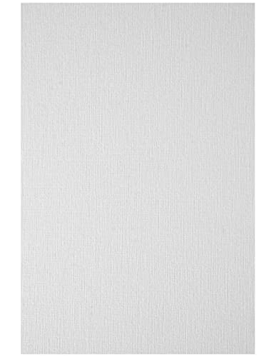 Netuno 200x Struktur-Karton Sieb Weiß DIN A5 148x 210 mm 246g Elfenbeinkarton White weißes Strukturpapier bedruckbar geprägt Struktur Papier weiß Bastelkarton für Visitenkarten Diplome Basteln von Netuno