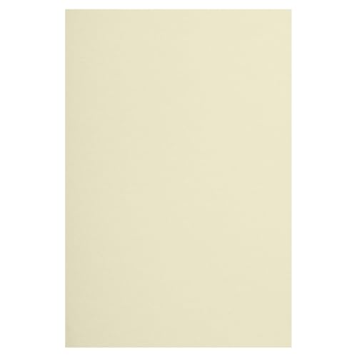 Netuno 20x Bastelkarton Elfenbein DIN A5 148x 210 mm 250g Arena Smooth Ivory Ecru Naturkarton Kartenkarton für Visitenkarten Broschüren Prospekte Creme Fotokarton zum Basteln Tonkarton cremeweiß von Netuno