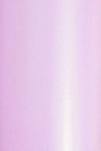 Netuno 20x Bastelpapier Perlmutt Hellrosa DIN A4 21 x 29,7 cm 120g Aster Metallic Candy Pink edles Papier bunt schimmernd Metallic-Effekt Glanzpapier für Hochzeit Geburtstag Weihnachten Taufe von Netuno