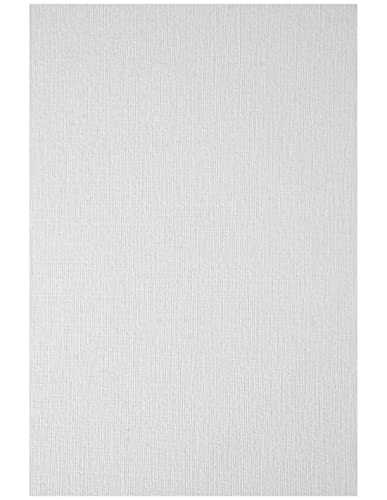 Netuno 20x Struktur-Karton Sieb Weiß DIN A4 210x 297 mm 246g Elfenbeinkarton White weißes Strukturpapier bedruckbar geprägt Struktur Papier weiß Bastelkarton für Visitenkarten Diplome Basteln von Netuno