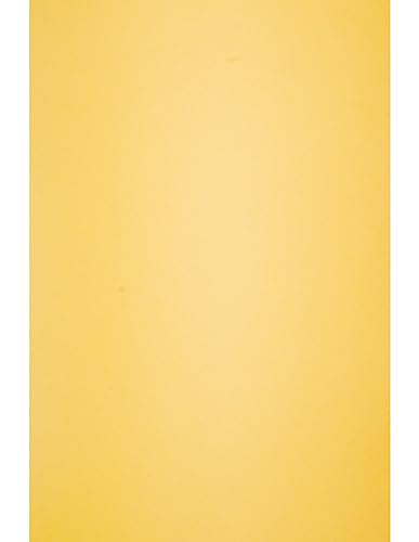 Netuno 25 Blatt Bastelkarton senffarben DIN A4 210x 297 mm 160g Circolor Saffron Farbkarton a4 Recycling Papier farbig Tonpapier Zeichenpapier zum Basteln buntes Papier bedruckbar Briefpapier von Netuno