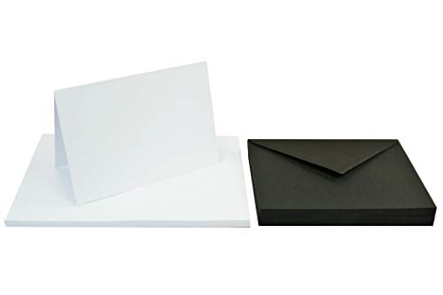 Netuno 25 Klappkarten mit Umschlag blanko Karten Weiß DIN A6 mit Briefumschlag DIN C6 Schwarz Kartenset mit Umschlag Schwarz-Weiß Faltkarten Set mit Umschlägen C6 25 Faltkarten & 25 Umschläge Netuno 25 Klappkarten mit Umschlag blanko Karten Weiß DIN A6 mit Briefumschlag DIN C6 Schwarz Kartenset mit Umschlag Schwarz-Weiß Faltkarten Set mit Umschlägen C6 25 Faltkarten & 25 Umschläge von Netuno