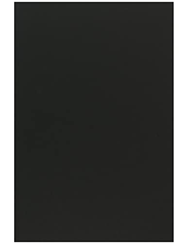 Netuno 25x Tonkarton Schwarz DIN A4 210× 297 mm 210g Sirio Color Nero Feinkarton Kreativ-Karton farbig Bastel-Bogen Naturkarton für DIY Projekte Visitenkarten Basteln von Netuno