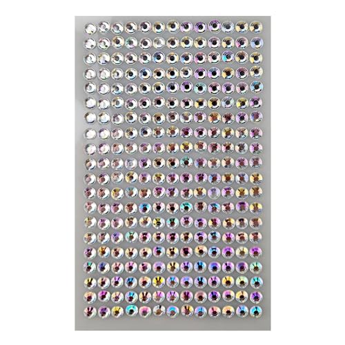 Netuno 260 Stück Glitzersteine selbstklebend Opal Silber 6 mm runde Schmucksteine zum Aufkleben Basteln Gestalten Strasssteine Acrylsteine Deko-Steine rund selbstklebende Kristalle farbig Netuno 260 Stück Glitzersteine selbstklebend Opal Silber 6 mm runde Schmucksteine zum Aufkleben Basteln Gestalten Strasssteine Acrylsteine Deko-Steine rund selbstklebende Kristalle farbig von Netuno