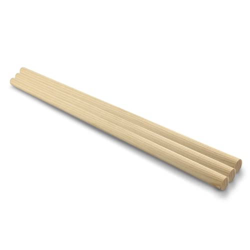 Netuno 3 Stück Makramee Holzstab 35 cm Durchmesser 12 mm Holzstäbchen rund zum Basteln Dekorationen DIY-Holz Stock Rundholzstab Bastelhölzer Stöcke Makramee Zubehör Holzstäbe Boho Home Decor Macrame Netuno 3 Stück Makramee Holzstab 35 cm Durchmesser 12 mm Holzstäbchen rund zum Basteln Dekorationen DIY-Holz Stock Rundholzstab Bastelhölzer Stöcke Makramee Zubehör Holzstäbe Boho Home Decor Macrame von Netuno