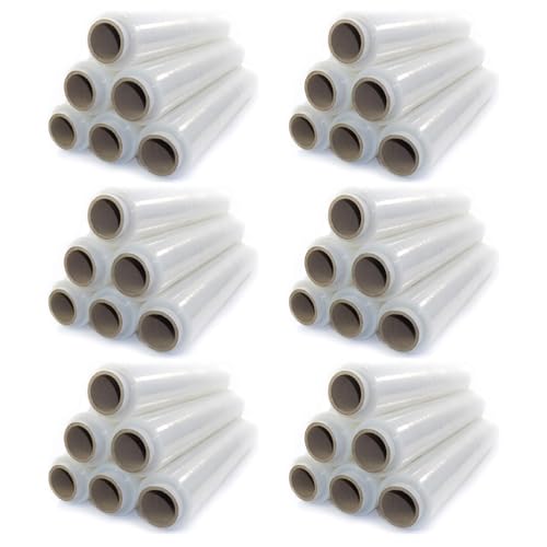 Netuno 36 Rollen Stretchfolie transparent 23my 500 mm 1,5 kg Folie Polyethylen Cast-Film Plastikfolie Einpackfolie Umzugsfolie Verpackungsfolie Hand-Folie Netuno 36 Rollen Stretchfolie transparent 23my 500 mm 1,5 kg Folie Polyethylen Cast-Film Plastikfolie Einpackfolie Umzugsfolie Verpackungsfolie Hand-Folie von Netuno