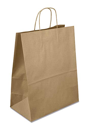 Netuno 400 Stück Braun Papiertüten mit Henkel 18 x 21 x 8 cm Papiertragetaschen mit Griff Geschenktüten Kraftpapiertüten Einkaufstaschen Kraftpapier Einkaufstüten Papier Taschen Geschenkbeutel klein Netuno 400 Stück Braun Papiertüten mit Henkel 18 x 21 x 8 cm Papiertragetaschen mit Griff Geschenktüten Kraftpapiertüten Einkaufstaschen Kraftpapier Einkaufstüten Papier Taschen Geschenkbeutel klein von Netuno