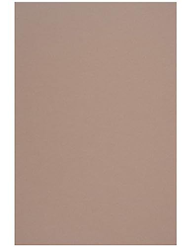 Netuno 50 Blatt Naturkarton Hell-Braun DIN A4 21 x 29,7 cm 250g Crush Almond ÖKO Vintage Retro Bastelpapier für Hochzeit Weihnachten Ostern Geburtstag Einladungen Visitenkarten Etiketten Flyer von Netuno