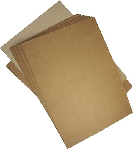Netuno 500x Sand-Braun Kraftpapier DIN A4 210 x 297mm 100g Recycling-Papier braun Retro Kraft-Papier A4 Recycled Druckerpapier Kraft Bastel-Papier Retro Vintage Natur Braun Papier Öko Karten von Netuno