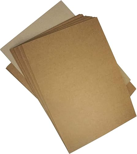 Netuno 500x Sand-Braun Kraftpapier DIN A4 210 x 297mm 100g Recycling-Papier braun Retro Kraft-Papier A4 Recycled Druckerpapier Kraft Bastel-Papier Retro Vintage Natur Braun Papier Öko Karten von Netuno