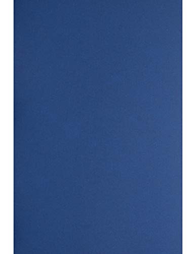 Netuno 50x Bastelkarton Blau DIN A5 14,8 x 21 cm 330g Plike Royal Blue Ton-Karton edel soft touch Design gummiartige Haptik Effektkarton farbig Luxuskarton bunt für Visitenkarten Einladungskarten von Netuno