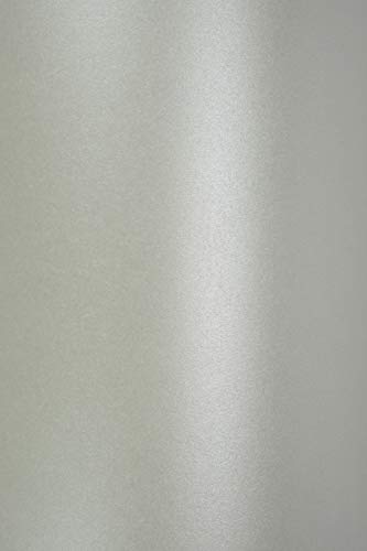 Netuno 50x Perlmutt-Silber Glanz-Papier DIN A5 210 x 148 mm 120g Majestic Moonlight Silver Bastelpapier Silber bedruckbar Feinpapier schimmernd metallic Perlmuttglanz zum Basteln silver paper Netuno 50x Perlmutt-Silber Glanz-Papier DIN A5 210 x 148 mm 120g Majestic Moonlight Silver Bastelpapier Silber bedruckbar Feinpapier schimmernd metallic Perlmuttglanz zum Basteln silver paper von Netuno