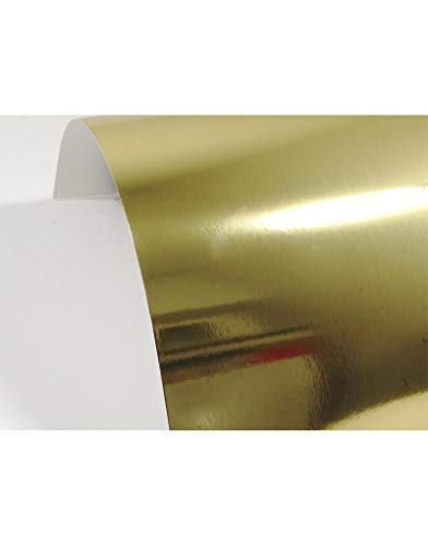 Netuno 50x Spiegelkarton Gold einseitig bedruckt DIN A3 29,7 x 42 cm 300g Mirror Gold Spiegel-Papier für Bastelarbeiten Kartengestaltung Scrapbooking Dekorationen Verpackungen reflective paper Netuno 50x Spiegelkarton Gold einseitig bedruckt DIN A3 29,7 x 42 cm 300g Mirror Gold Spiegel-Papier für Bastelarbeiten Kartengestaltung Scrapbooking Dekorationen Verpackungen reflective paper von Netuno