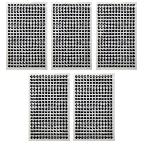 Netuno 5x 260 Stück Glitzersteine selbstklebend Schwarz 6 mm selbstklebende Deko-Steine farbig kleine Schmucksteine zum Aufkleben Basteln Dekorieren Strasssteine bunte Kristalle Aufkleber Netuno 5x 260 Stück Glitzersteine selbstklebend Schwarz 6 mm selbstklebende Deko-Steine farbig kleine Schmucksteine zum Aufkleben Basteln Dekorieren Strasssteine bunte Kristalle Aufkleber von Netuno