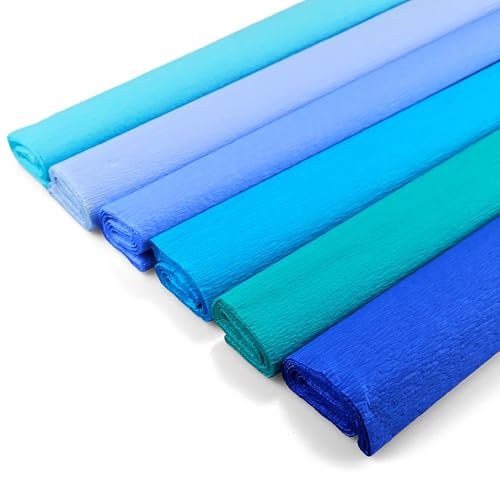 Netuno 6 Rollen Krepp-Papier Marineblau 200 x 50 cm Bastelpapier Krepppapier zum Basteln Bastelkrepp deko krepp Rollen Pastell crepe paper Netuno 6 Rollen Krepp-Papier Marineblau 200 x 50 cm Bastelpapier Krepppapier zum Basteln Bastelkrepp deko krepp Rollen Pastell crepe paper von Netuno