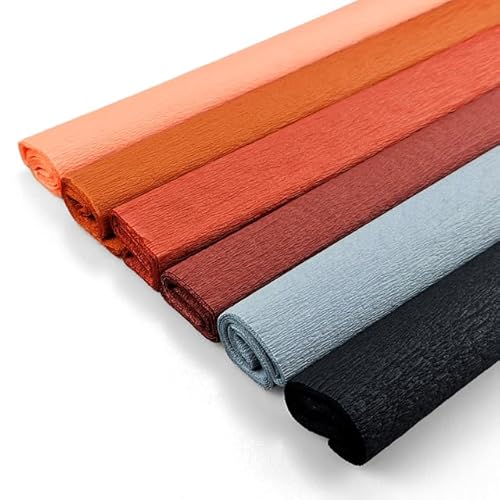 Netuno 6 Rollen Krepp-Papier Warme Erdtöne 200 x 50 cm Bastelpapier Krepppapier zum Basteln deko krepp Rollen crepe paper Netuno 6 Rollen Krepp-Papier Warme Erdtöne 200 x 50 cm Bastelpapier Krepppapier zum Basteln deko krepp Rollen crepe paper von Netuno