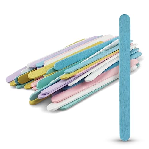 Netuno 60 Stück Holzstäbchen Pastellfarben 11,4 cm bunte Eisstiele aus Holz zum Basteln Dekorieren bunte Holzstäbchen Basteln Holzspatel farbig flache Holzstäbchen bunt Holzstiele Bastelholz Netuno 60 Stück Holzstäbchen Pastellfarben 11,4 cm bunte Eisstiele aus Holz zum Basteln Dekorieren bunte Holzstäbchen Basteln Holzspatel farbig flache Holzstäbchen bunt Holzstiele Bastelholz von Netuno
