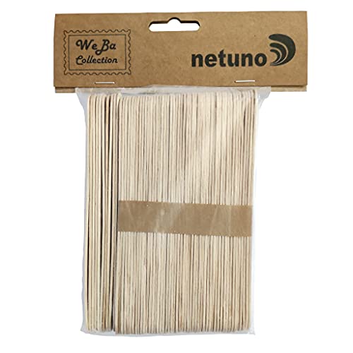 Netuno 60 x Bastelholz Holzstäbchen Holzspatel Holzeisstiele Eisstiele Holzstäbe Eisstäbchen 15cm lang Natur glatt zum Basteln Handwerk DIY Netuno 60 x Bastelholz Holzstäbchen Holzspatel Holzeisstiele Eisstiele Holzstäbe Eisstäbchen 15cm lang Natur glatt zum Basteln Handwerk DIY von Netuno