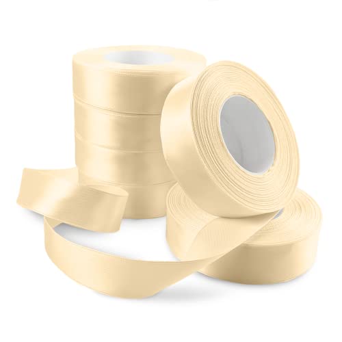 Netuno 6x Satinband Cappuccino 25 mm x 32 m Schleifenbänder bunt Geschenkbänder farbig Dekobänder Stoff Geschenk Schleife Satinrolle Polyester Soffbänder Schmuck Bänder farbig silk ribbon Netuno 6x Satinband Cappuccino 25 mm x 32 m Schleifenbänder bunt Geschenkbänder farbig Dekobänder Stoff Geschenk Schleife Satinrolle Polyester Soffbänder Schmuck Bänder farbig silk ribbon von Netuno