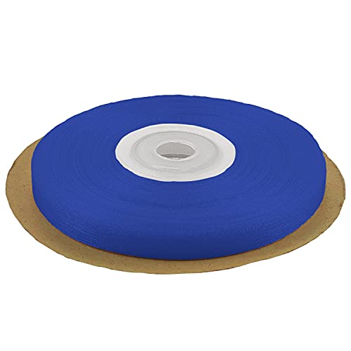 Netuno Schleifenband 6mm x 32m Farbe dunkelblau Dekoband Geschenkband Organzaband Chiffon-Stoff für Dekoration DIY Basteln Handwerk Hochzeit Party Geschenke Verpackung von Netuno