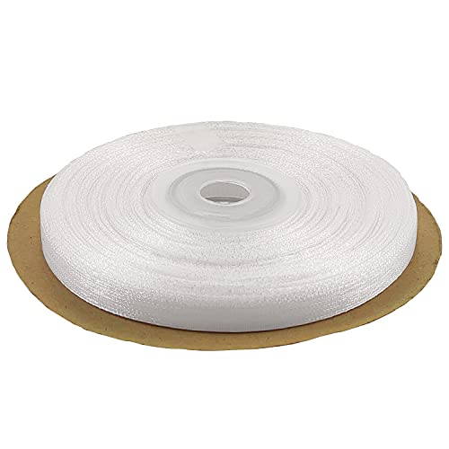 Netuno Schleifenband 6mm x 32m Farbe weiß Dekoband Geschenkband Organzaband Chiffon-Stoff für Dekoration DIY Basteln Handwerk Hochzeit Party Geschenke Verpackung Netuno Schleifenband 6mm x 32m Farbe weiß Dekoband Geschenkband Organzaband Chiffon-Stoff für Dekoration DIY Basteln Handwerk Hochzeit Party Geschenke Verpackung von Netuno