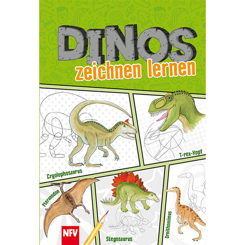 Dinos Zeichnen Lernen, Kartoniert (TB) von Neuer Favorit Verlag