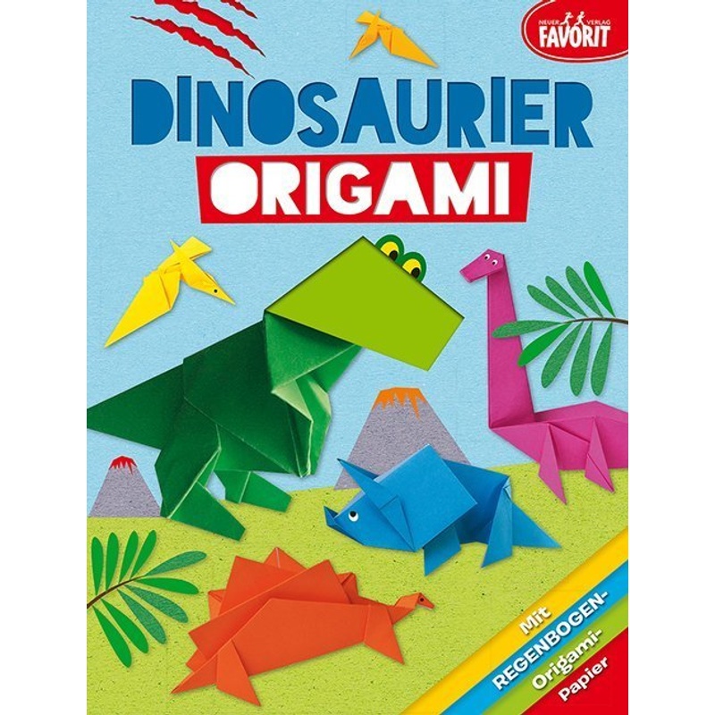 Dinosaurier-Origami, Kartoniert (TB) von Neuer Favorit Verlag
