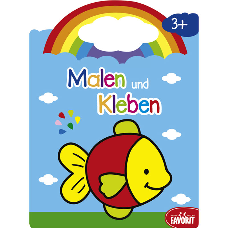 Malen Und Kleben - Fisch, Kartoniert (TB) von Neuer Favorit Verlag
