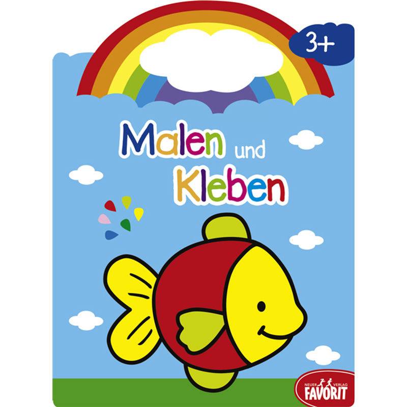 Malen Und Kleben - Fisch, Kartoniert (TB) von Neuer Favorit Verlag
