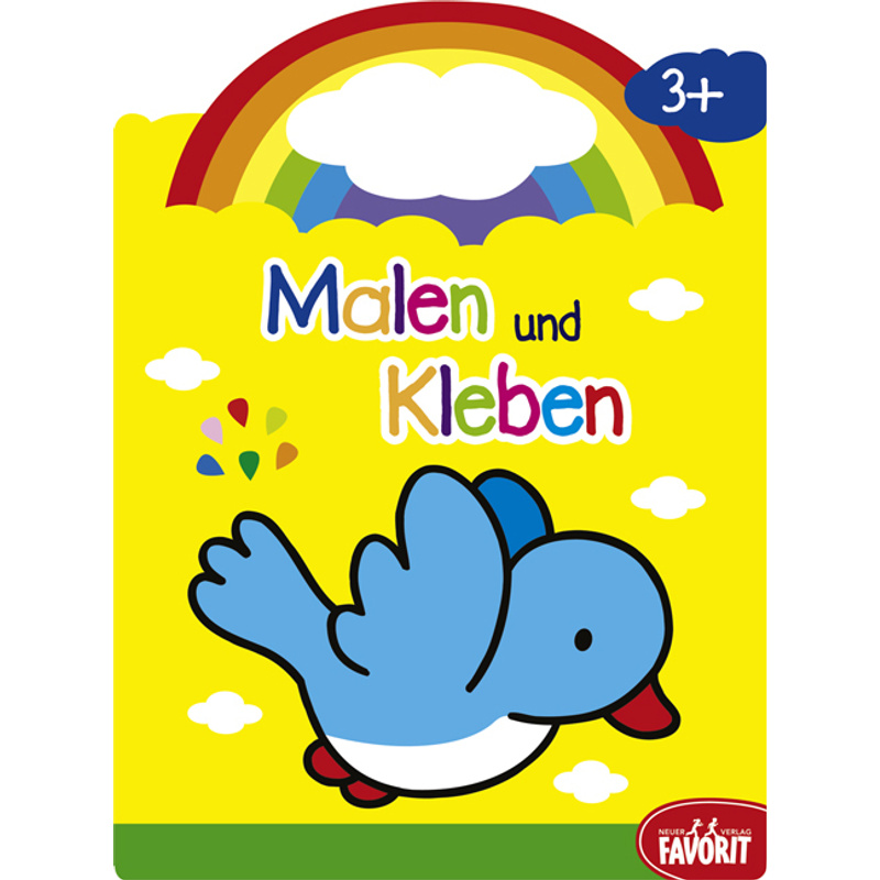 Malen Und Kleben - Vogel, Kartoniert (TB) von Neuer Favorit Verlag