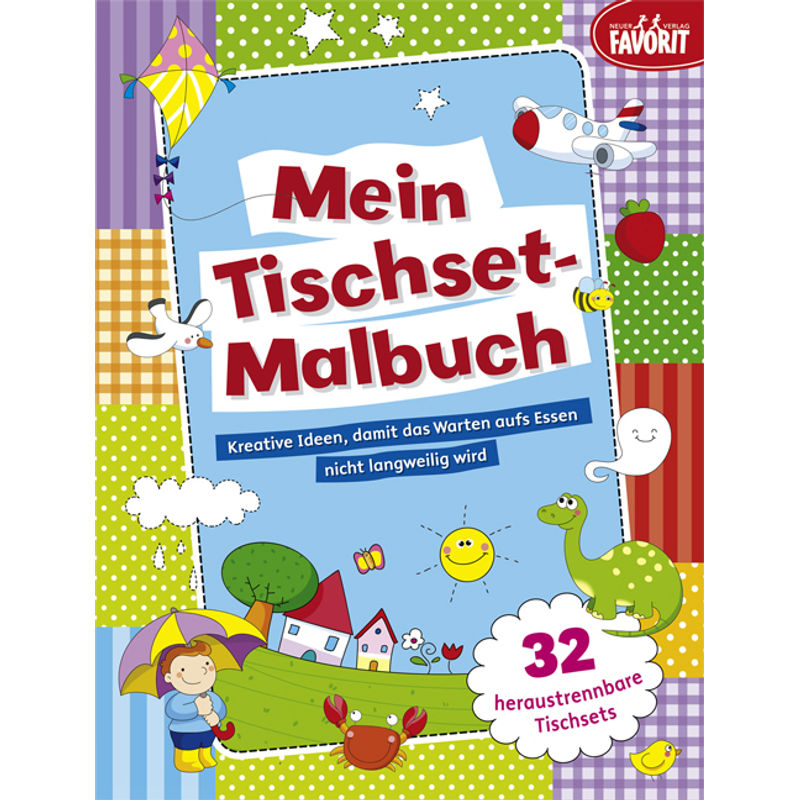 Mein Tischset-Malbuch, Kartoniert (TB) von Neuer Favorit Verlag