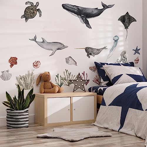 Neukids 250x200cm Wandtattoo Unterwasserwelt Aquarell ozean tiere Wandtattoo Oktopus Delphin Narwal Koralle Wandsticker Unterwasserwelt kinderzimmer Wohnzimmer Schlafzimmer Badezimmer Wandaufkleber Neukids 250x200cm Wandtattoo Unterwasserwelt Aquarell ozean tiere Wandtattoo Oktopus Delphin Narwal Koralle Wandsticker Unterwasserwelt kinderzimmer Wohnzimmer Schlafzimmer Badezimmer Wandaufkleber von neukids