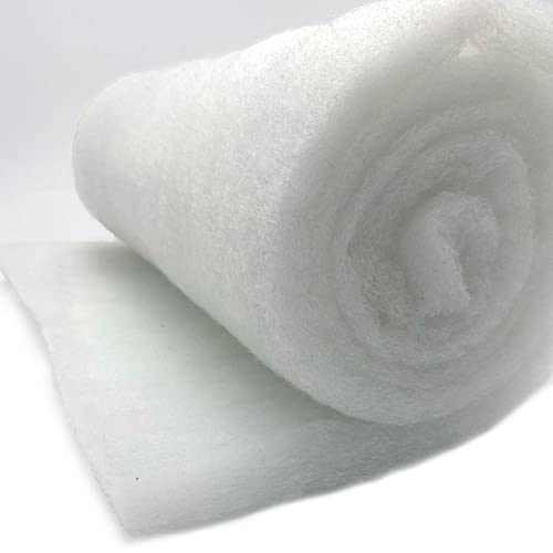Polsterwatte Volumenvlies 150g/m², 1,60 m breit x 2,50 lang, ca. 15 mm dick, 4 m², 100% Polyester, waschbar, Produktklasse 1, Patchworkvlies, Polstervlies, Meterware (150 Gramm) von Neumann Handelsvertrieb