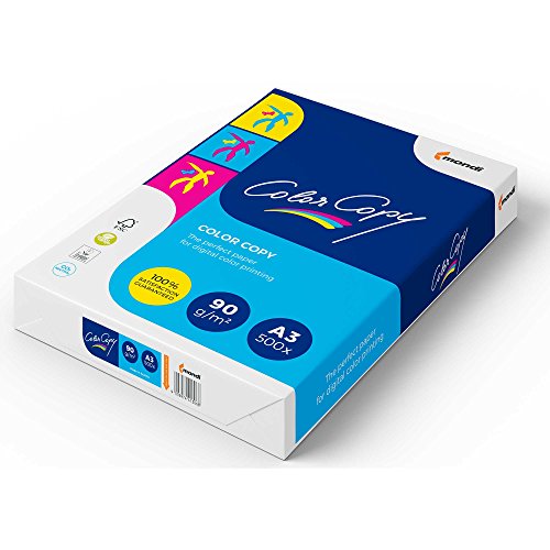 Mondi 88008622 ColorCopy Papier- A3, 90 g/qm, 500 Blatt, weiß Mondi 88008622 ColorCopy Papier- A3, 90 g/qm, 500 Blatt, weiß von Neusiedler Mondi