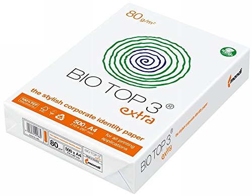 Mondi Biotop 3 Extra Officepapier/2038010001 DIN A4 weiß geriest 80 g/qm Inh.500 Mondi Biotop 3 Extra Officepapier/2038010001 DIN A4 weiß geriest 80 g/qm Inh.500 von Neusiedler Mondi