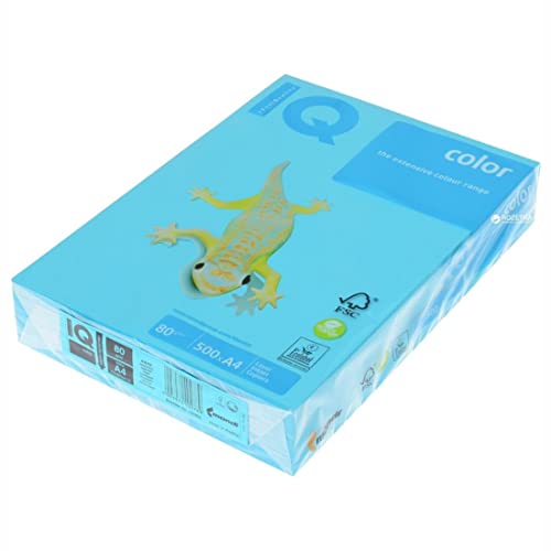 Rezeptpapier farbig Maestro Colour A4 gr. 80 ff. 500 - Farbe Blau. Rezeptpapier farbig Maestro Colour A4 gr. 80 ff. 500 - Farbe Blau. von Mondi
