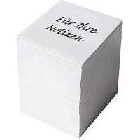 Notizzettel weiß 9,4 x 7,9 cm, ca. 1.000 Blatt, 1 Pack von Neutral